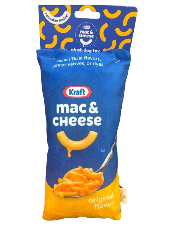 kraft Other - Kraft Mac & Cheese Plush Dog Squeaker Toy - NEW